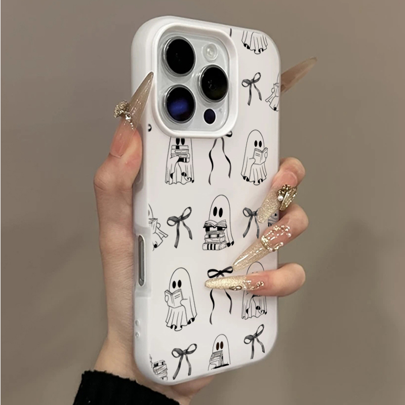 Apple Iphone 15 Pro Max - เคสโทรศัพท์ลายหนังสือผีฮาโลวีนน่ารักสำหรับ iPhone 17 16 14 15