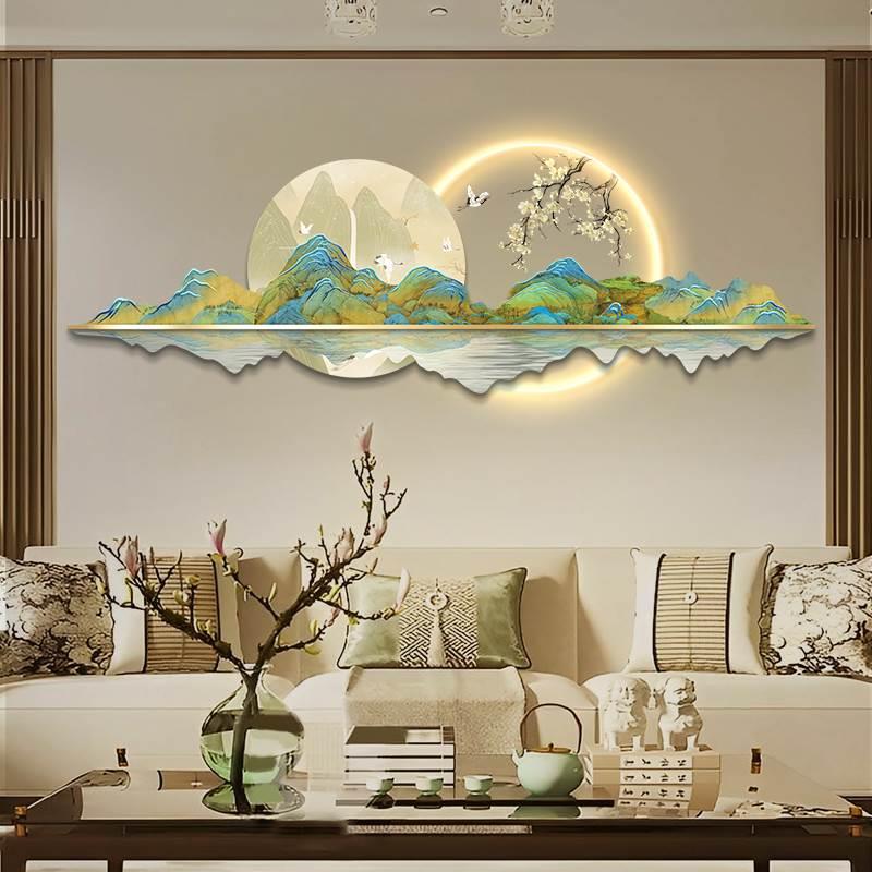 Luxury Lifestyle Fashion - นาฬิกาติดผนังสไตล์จีน หรูหรา คุณภาพสูง โรแมนติก สร้างสรรค์ ทันสมัย