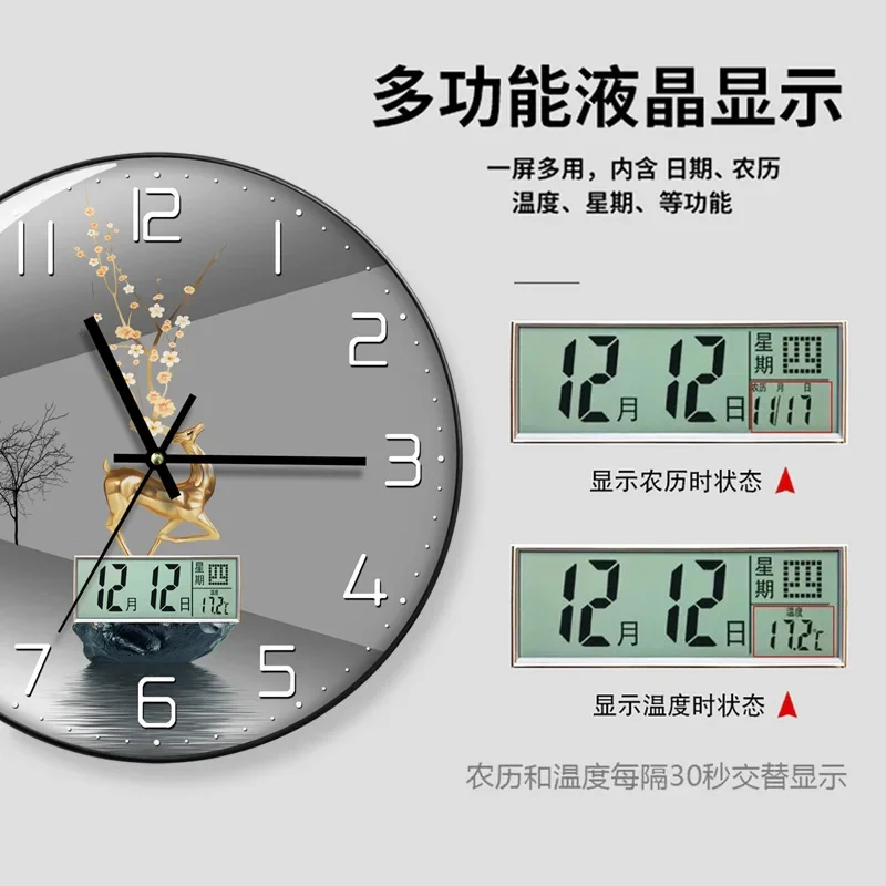 นาฬิกานาฬิกาแขวนห้องนั่งเล่นพร - Luxury Lifestyle Fashion บทวิจารณ์และราคา